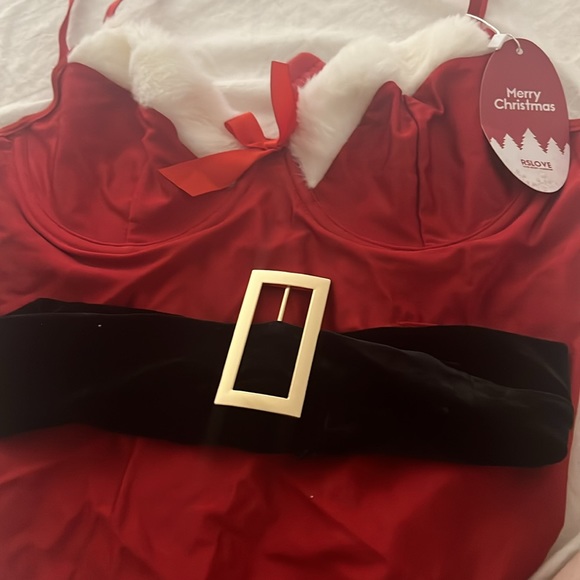 RSLOVE Christmas Lingerie For Women Santa bodysuit - Picture 5 of 5